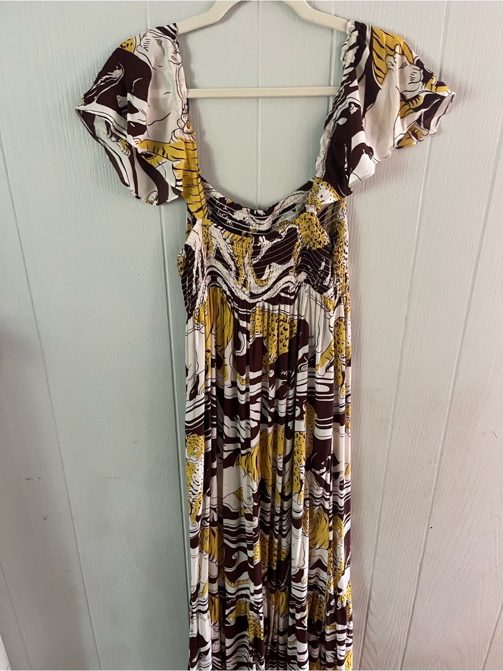 Anthropologie Tiger Boho Dress